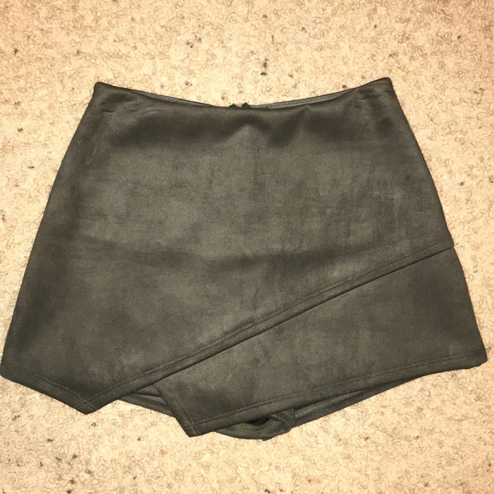 Army green skort